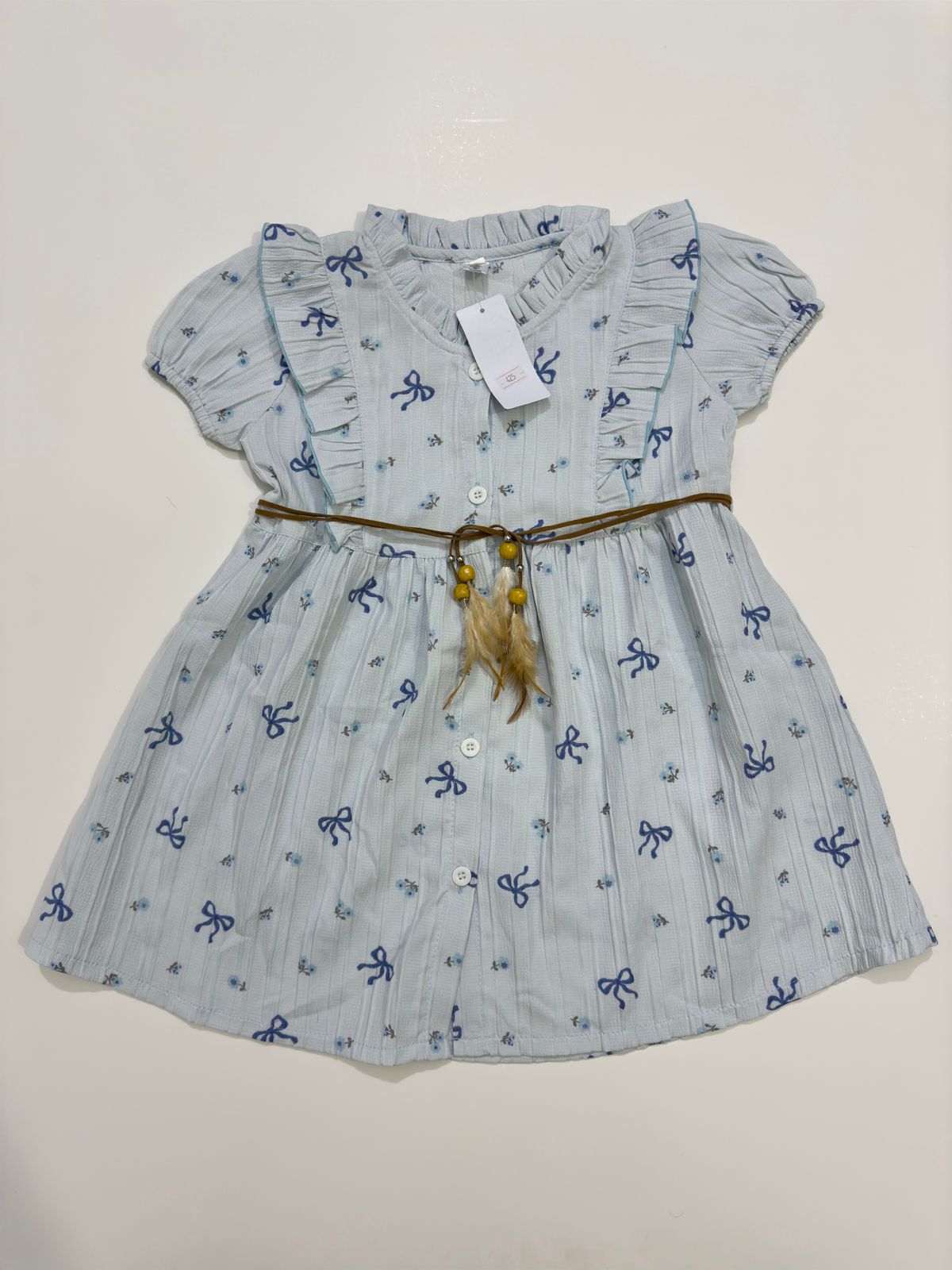 Classic Belt Dress for Girls