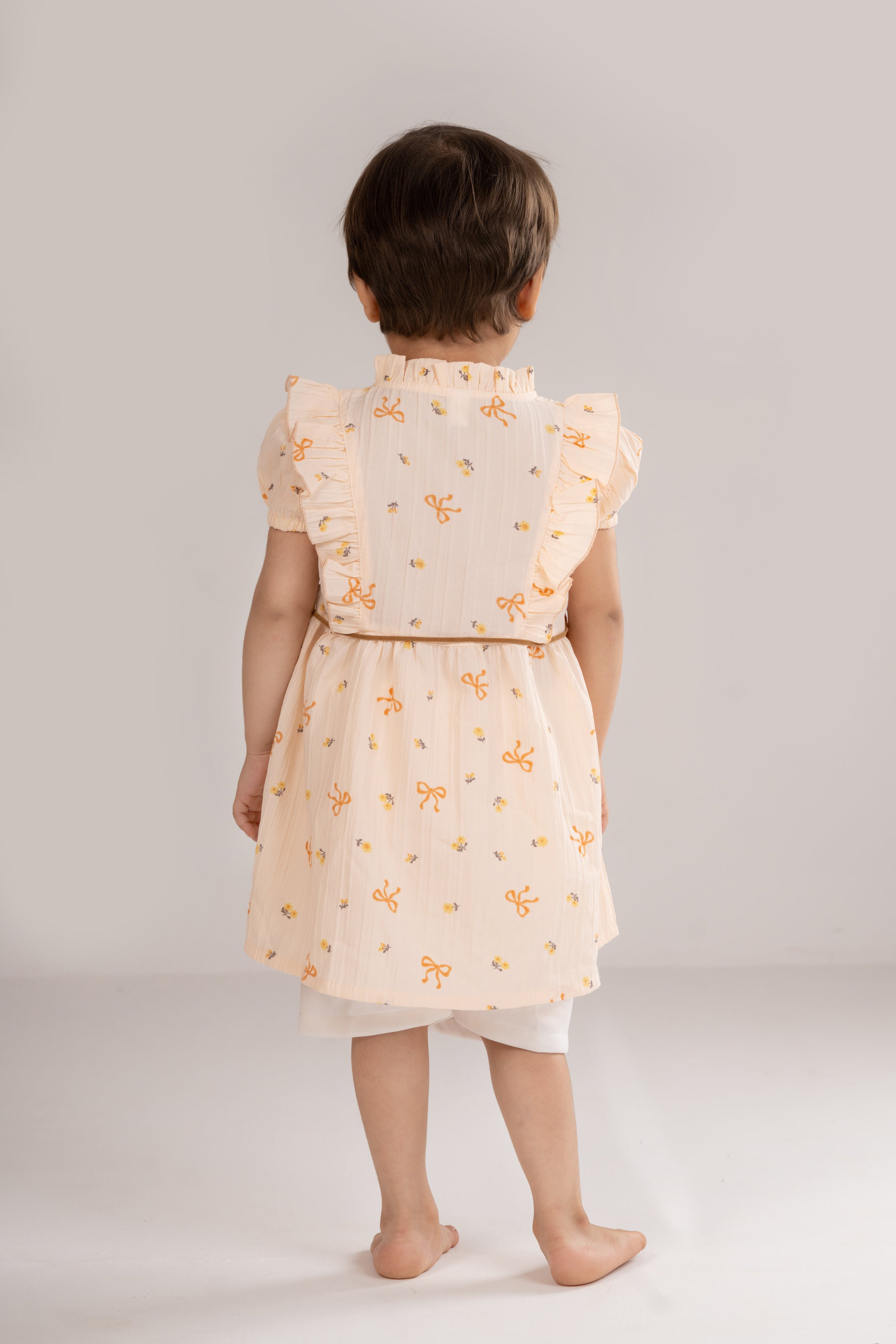 Classic Belt Dress for Girls