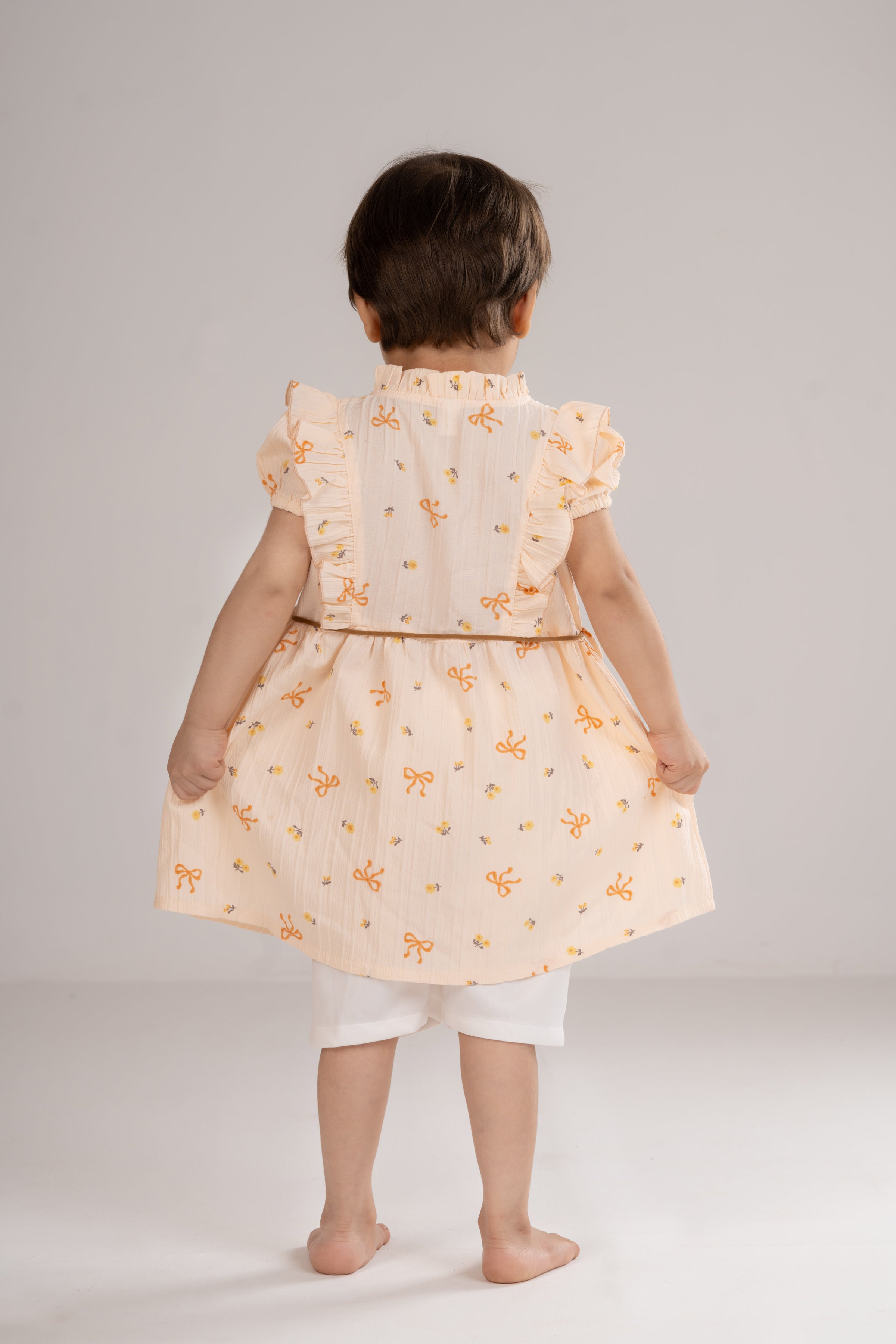 Classic Belt Dress for Girls