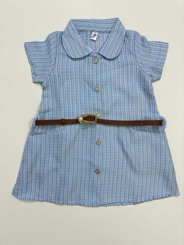 Tweed Belt Dress