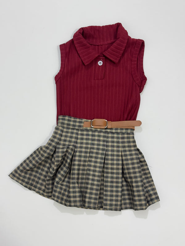 Skirt Belt Baby Set
