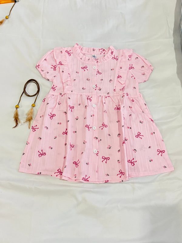 Classic Belt Dress for Girls