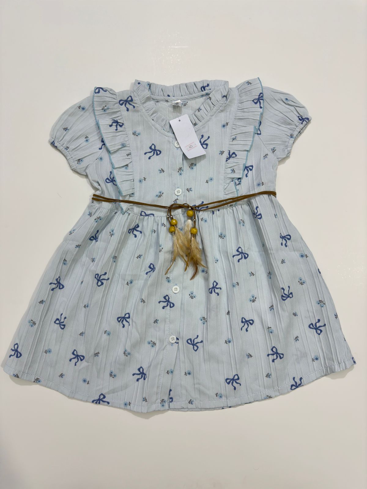 Classic Belt Dress for Girls