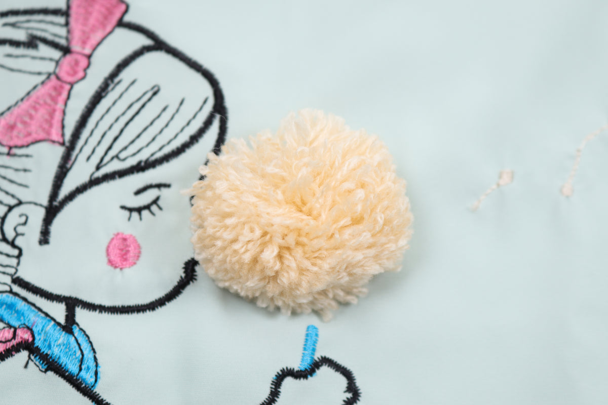 Sabrina Dress with Pompoms