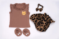 Baby Leopard Romper thumbnail