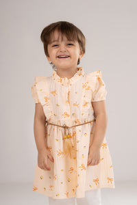 Classic Belt Dress for Girls thumbnail